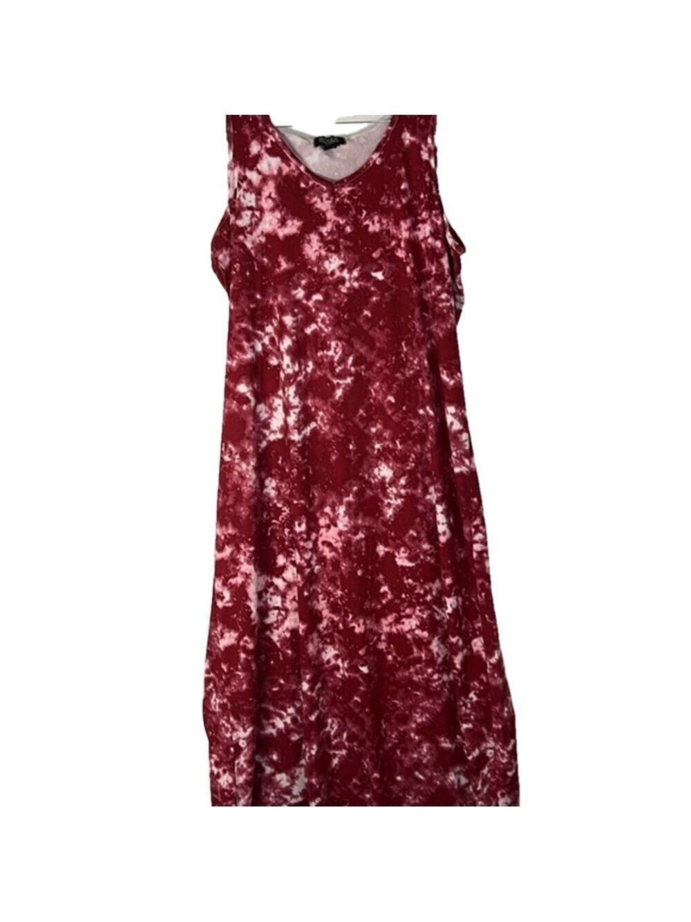 ROUGE, Maxi "hooded" beach, Swim, cover up, Plus SZ 2X, PTP 22”, L52”, (T3-379)